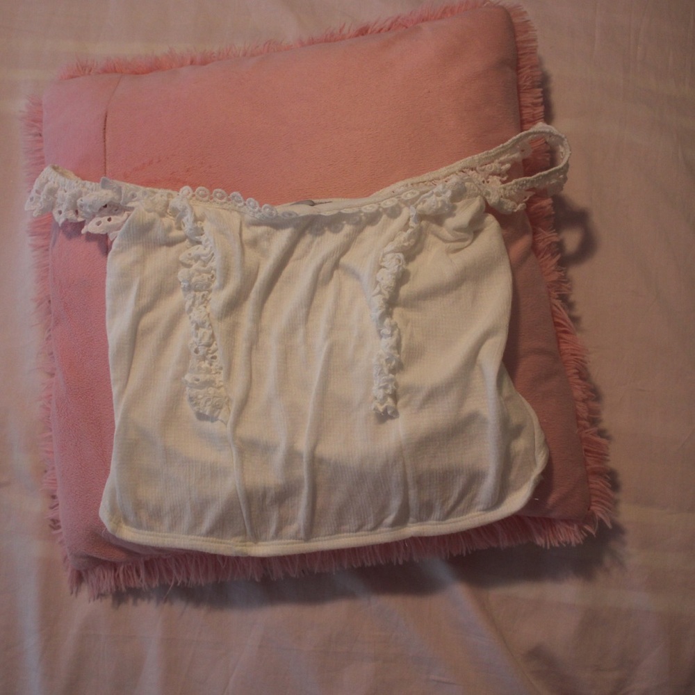 Ruffled crop top